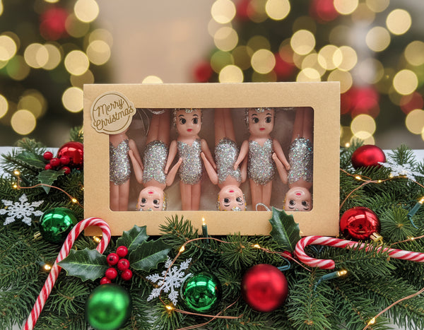 Christmas Kewpie Decoration Ornaments 6 pack – The Original Kewpie Co